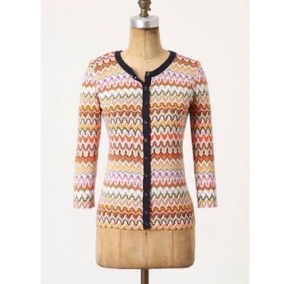 Anthropologie Sweaters - ANTHROPOLOGIE Chevron Frequencies Cardigan {JJ6}